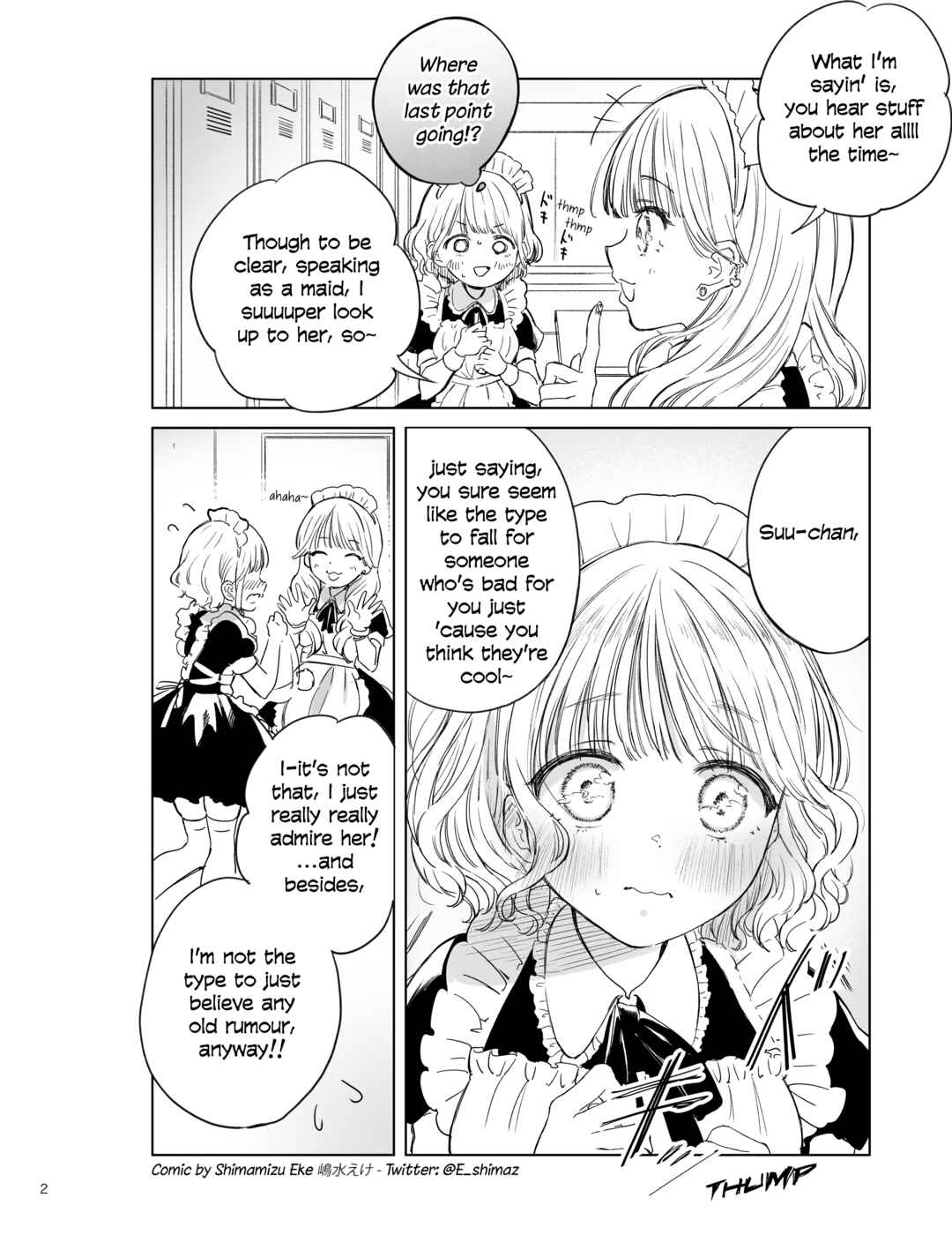 Page 2 Chapter 2 Akogare no Maid-san wa Tabako ga Niau