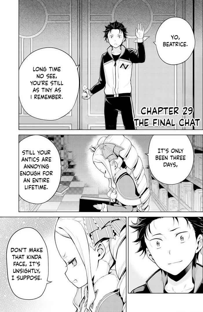 Page 1 Chapter 29 Re:Zero kara Hajimeru Isekai Seikatsu: Dai 4-shou—Seiiki to Gouyoku no Majo