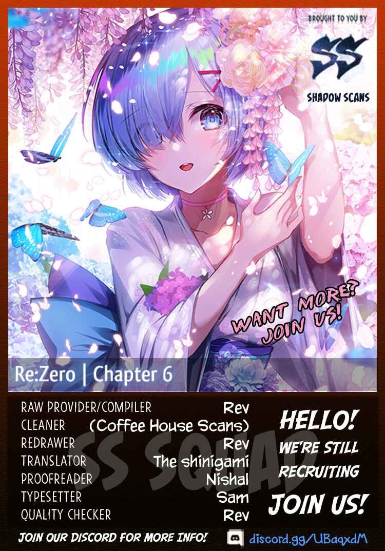 Page 1 Chapter 6 Re:Zero kara Hajimeru Isekai Seikatsu: Dai 4-shou—Seiiki to Gouyoku no Majo