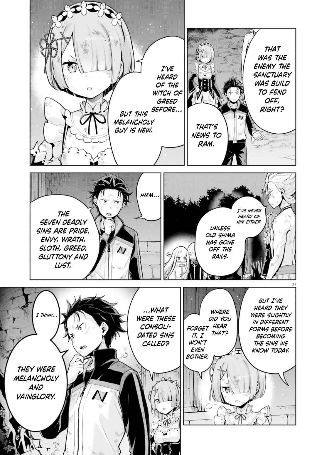 Page 21 Chapter 56 Re:Zero kara Hajimeru Isekai Seikatsu: Dai 4-shou—Seiiki to Gouyoku no Majo