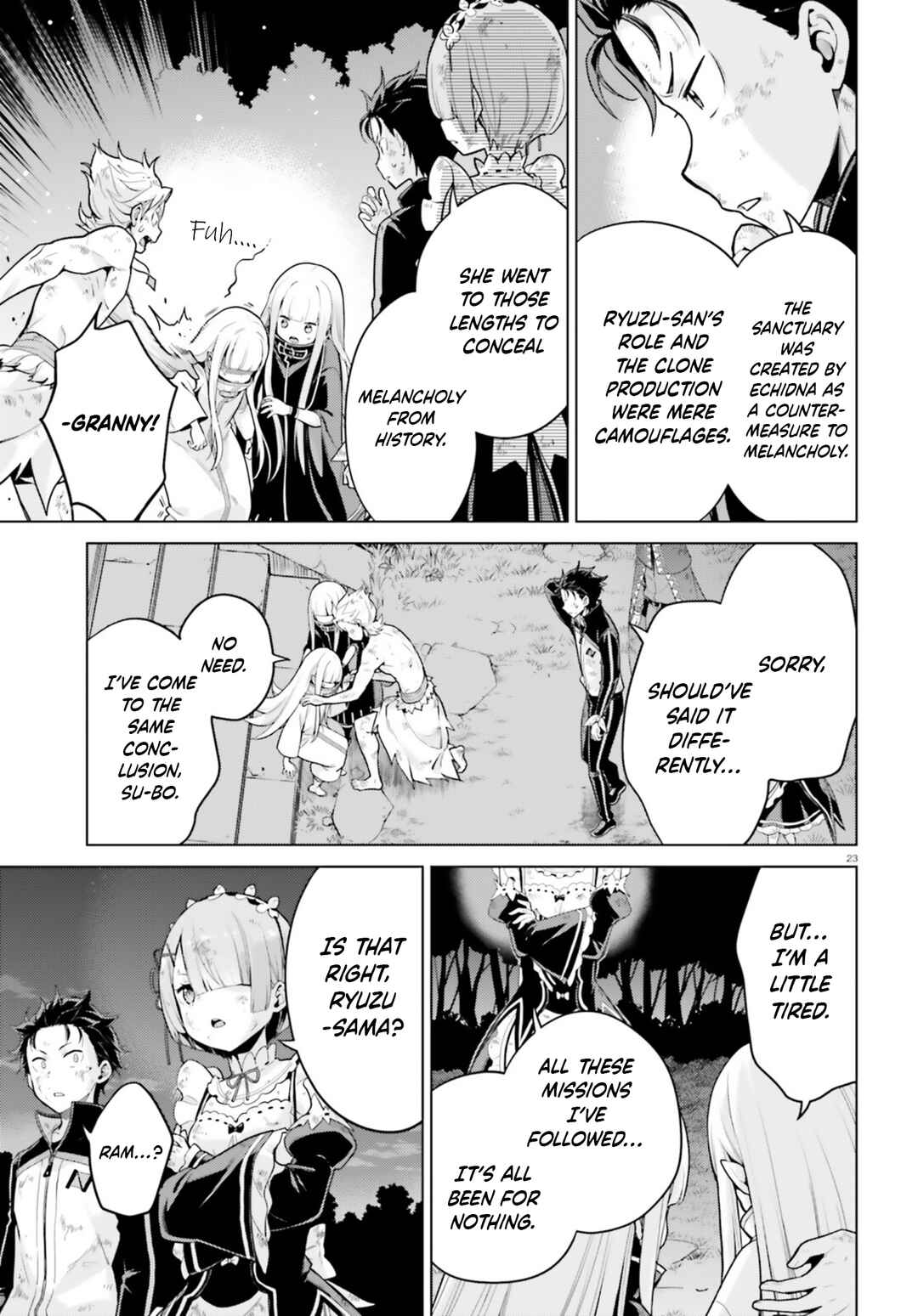 Page 23 Chapter 56 Re:Zero kara Hajimeru Isekai Seikatsu: Dai 4-shou—Seiiki to Gouyoku no Majo