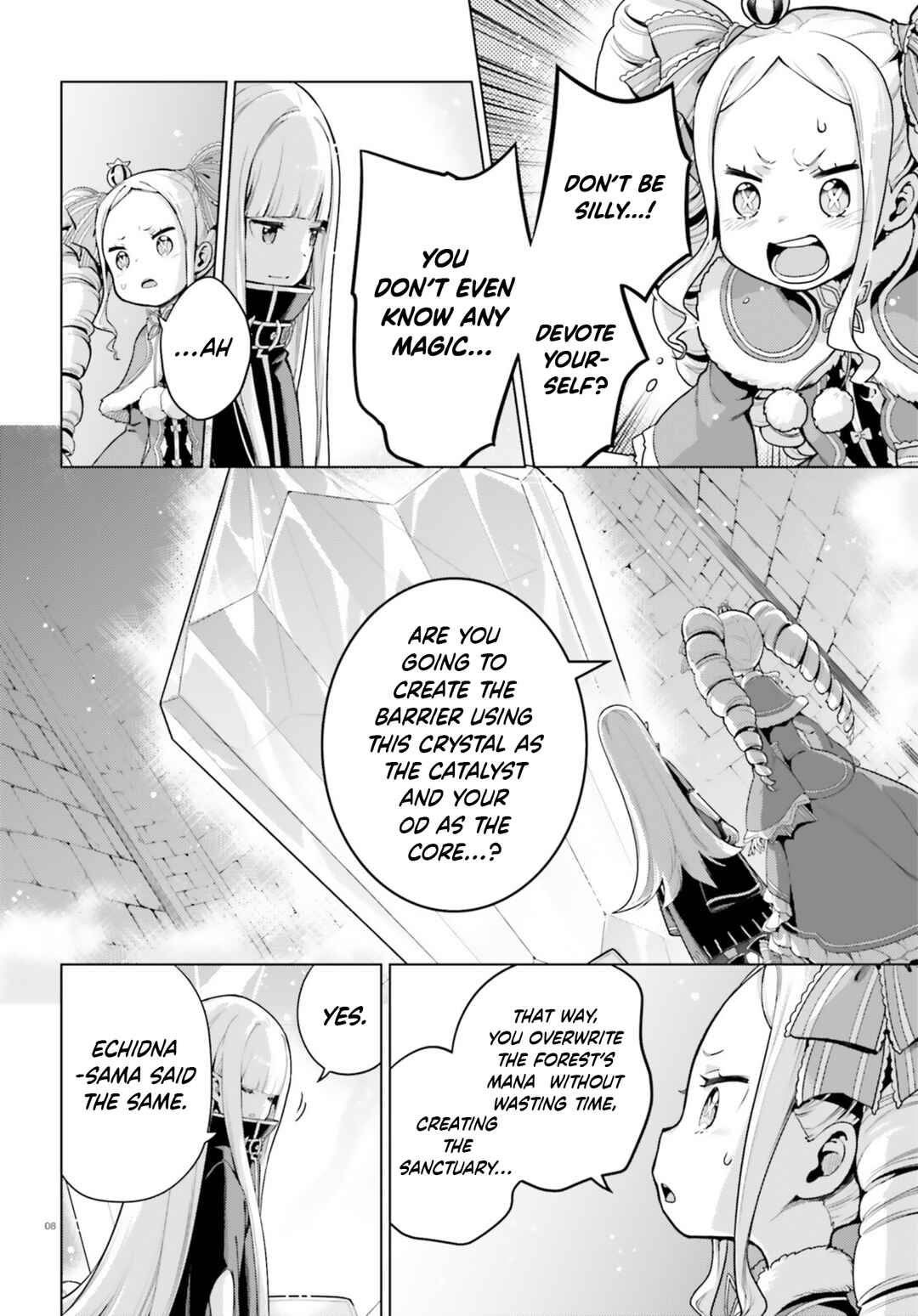 Page 8 Chapter 56 Re:Zero kara Hajimeru Isekai Seikatsu: Dai 4-shou—Seiiki to Gouyoku no Majo