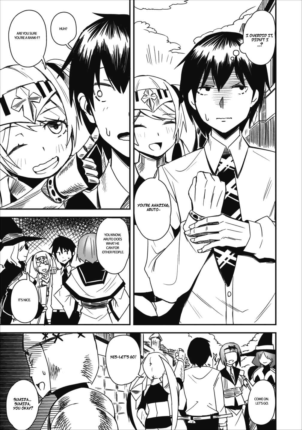 Page 28 Chapter 2 Class-goto Shuudan Teni Shimashita ga, ichiban Tsuyoi Ore wa Saijaku no Shounin ni Gisouchuu
