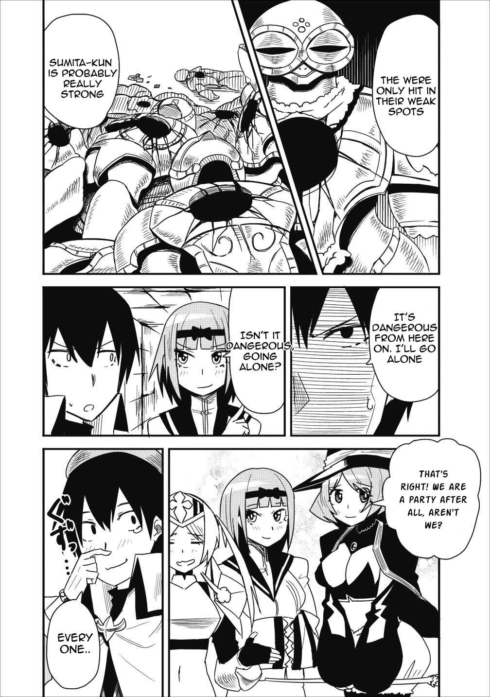 Page 10 Chapter 6 Class-goto Shuudan Teni Shimashita ga, ichiban Tsuyoi Ore wa Saijaku no Shounin ni Gisouchuu