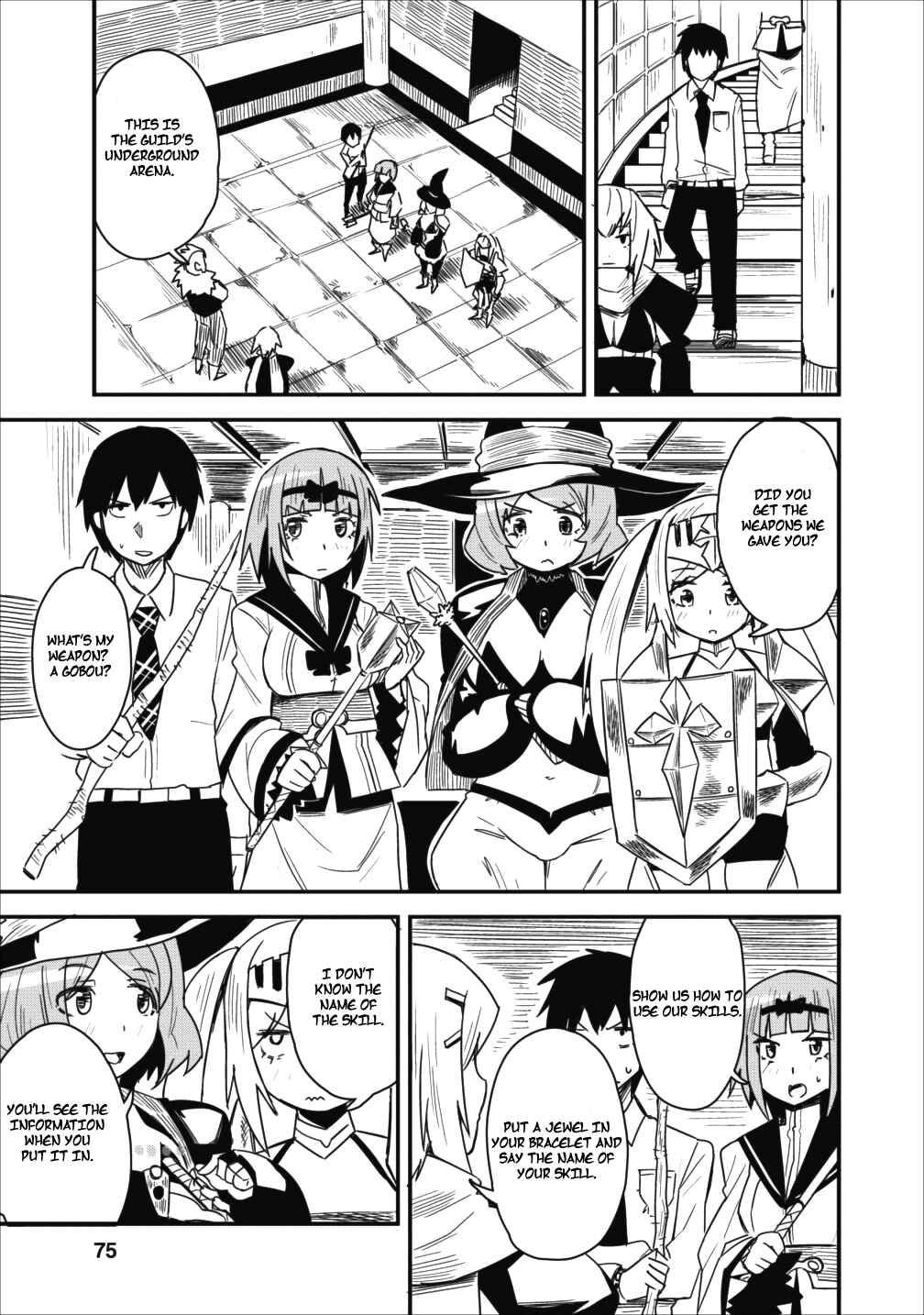 Page 10 Chapter 3 Class-goto Shuudan Teni Shimashita ga, ichiban Tsuyoi Ore wa Saijaku no Shounin ni Gisouchuu