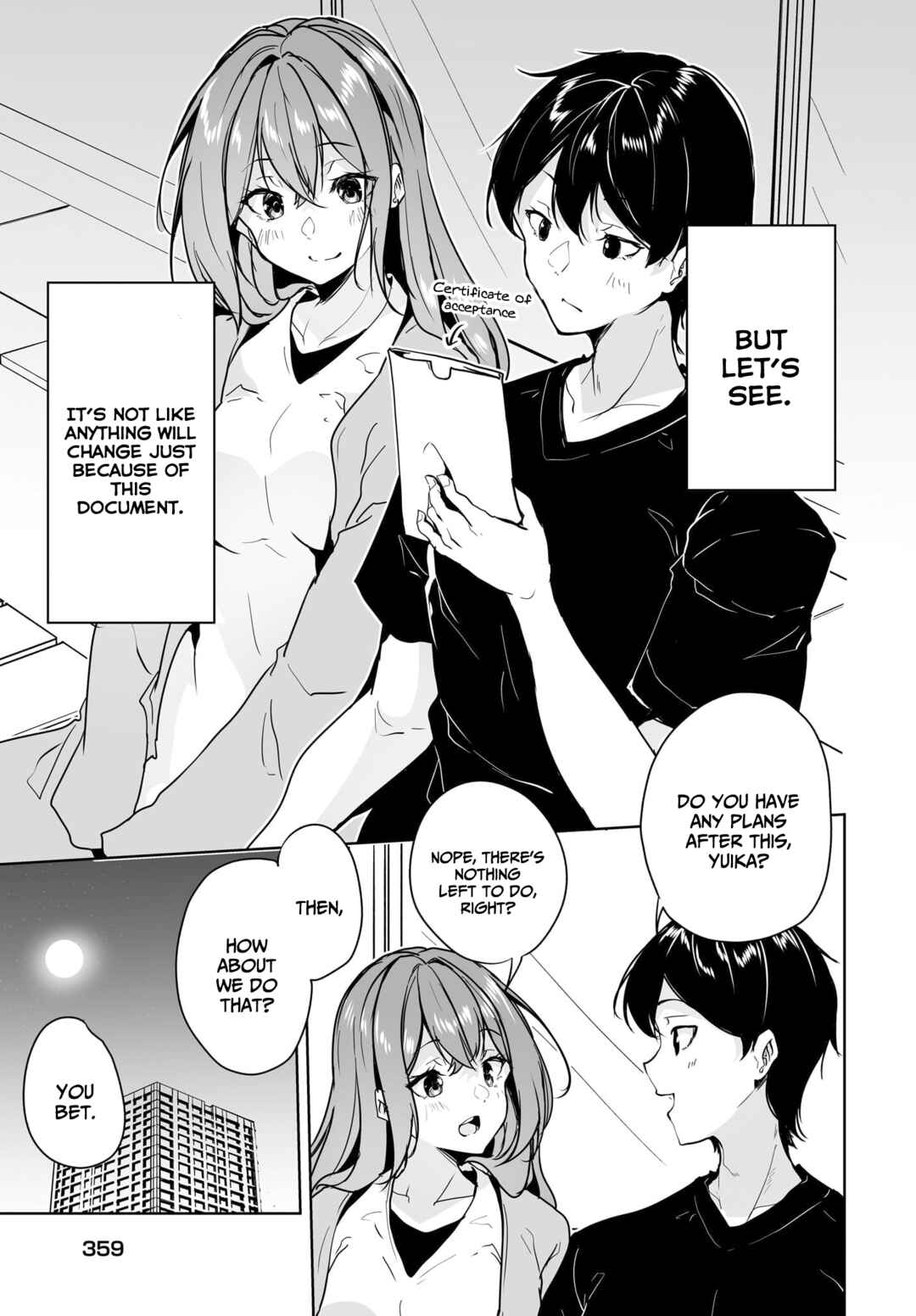 Page 34 Chapter 10 Danshi dato Omotteita Osananajimi tono Shinkon Seikatsu ga Umaku Ikisugiru Ken ni Tsuite