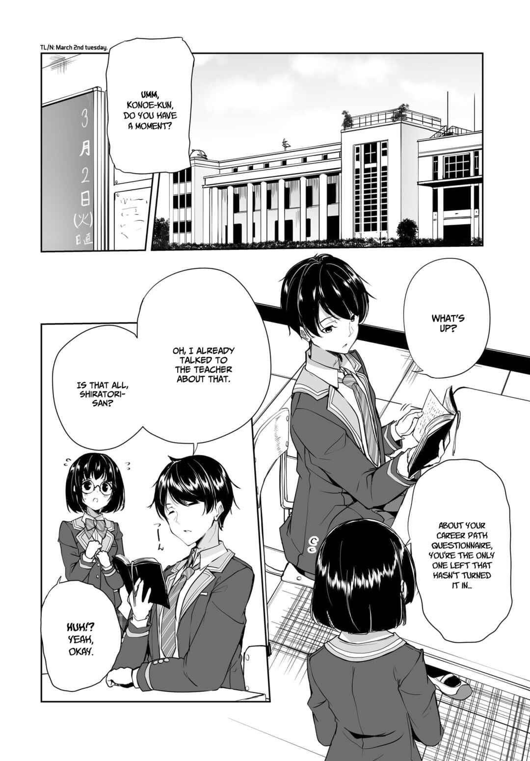 Page 9 Chapter 1.1 Danshi dato Omotteita Osananajimi tono Shinkon Seikatsu ga Umaku Ikisugiru Ken ni Tsuite