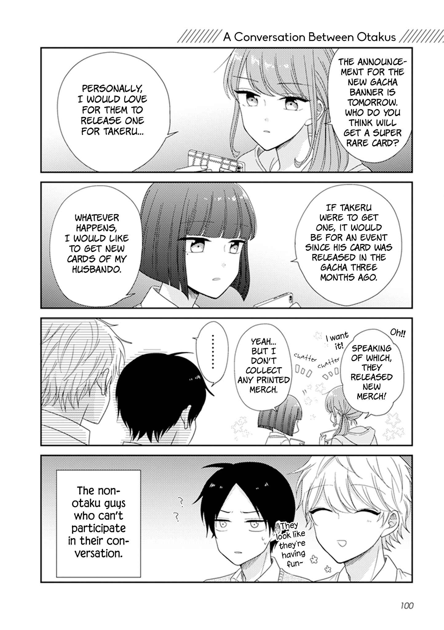 Page 1 Chapter 26 Otaku Onna to Danshi Kosei
