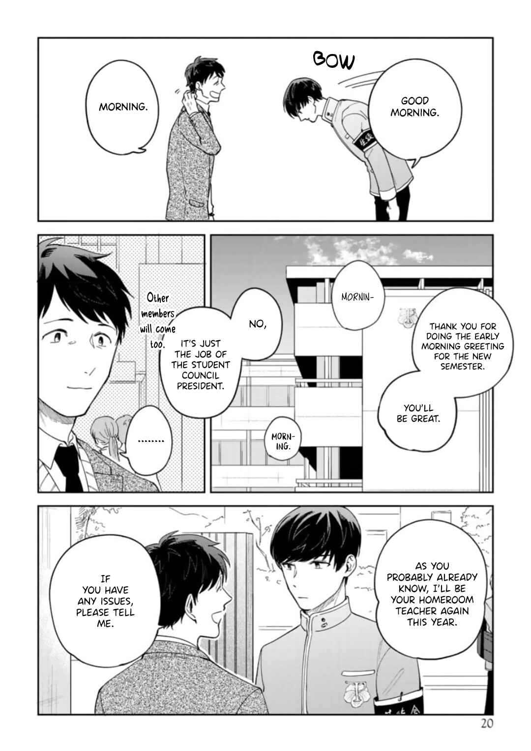 Page 9 Chapter 1 Seitokaichou wa Koi ga Shitai