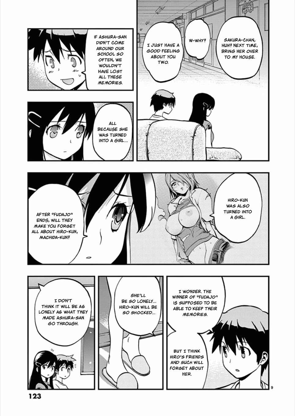 Page 9 Chapter 55 Fudajo! ~Otome Shoukan Datsui Taisen~