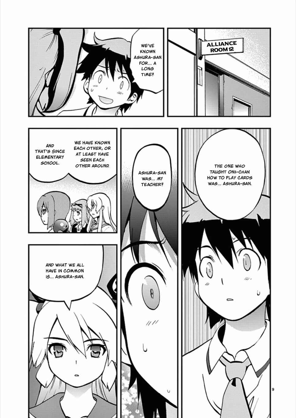 Page 9 Chapter 54 Fudajo! ~Otome Shoukan Datsui Taisen~