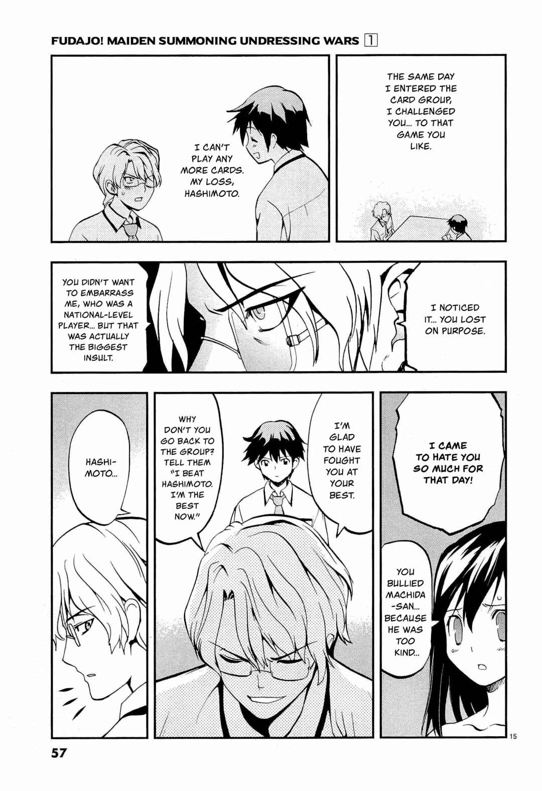 Page 15 Chapter 2 Fudajo! ~Otome Shoukan Datsui Taisen~