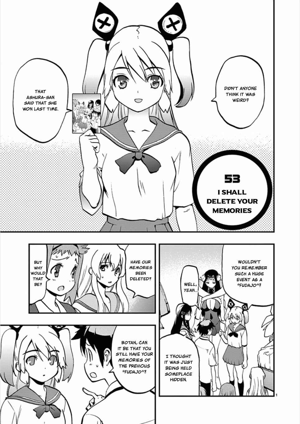 Page 1 Chapter 53 Fudajo! ~Otome Shoukan Datsui Taisen~