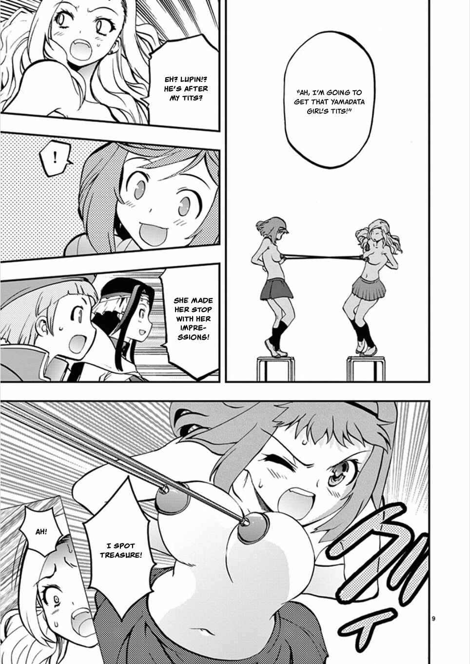 Page 9 Chapter 50 Fudajo! ~Otome Shoukan Datsui Taisen~