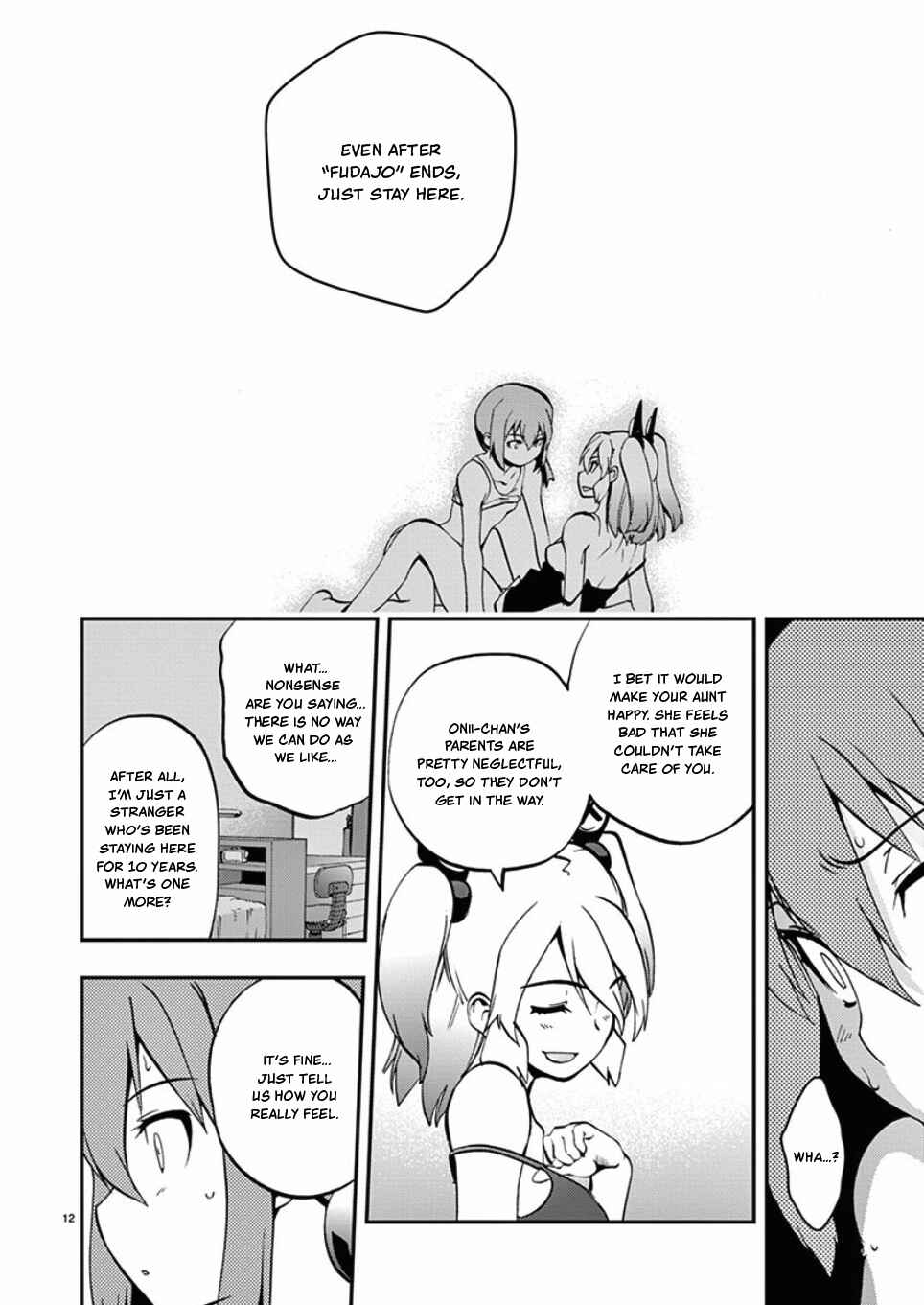 Page 12 Chapter 46 Fudajo! ~Otome Shoukan Datsui Taisen~