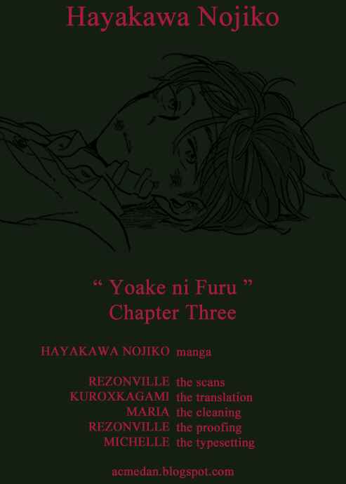 Page 1 Chapter 3 Yoake ni Furu