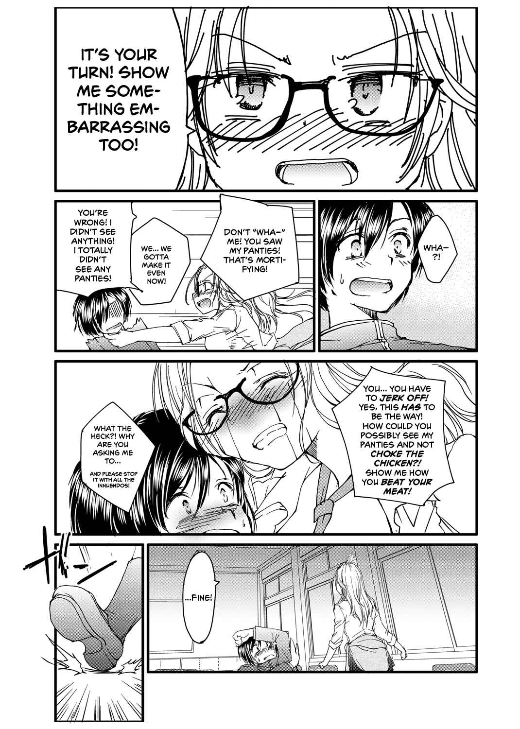 Page 11 Chapter Unknown_8d9f Bespectacled Gyaru Befriending Loner