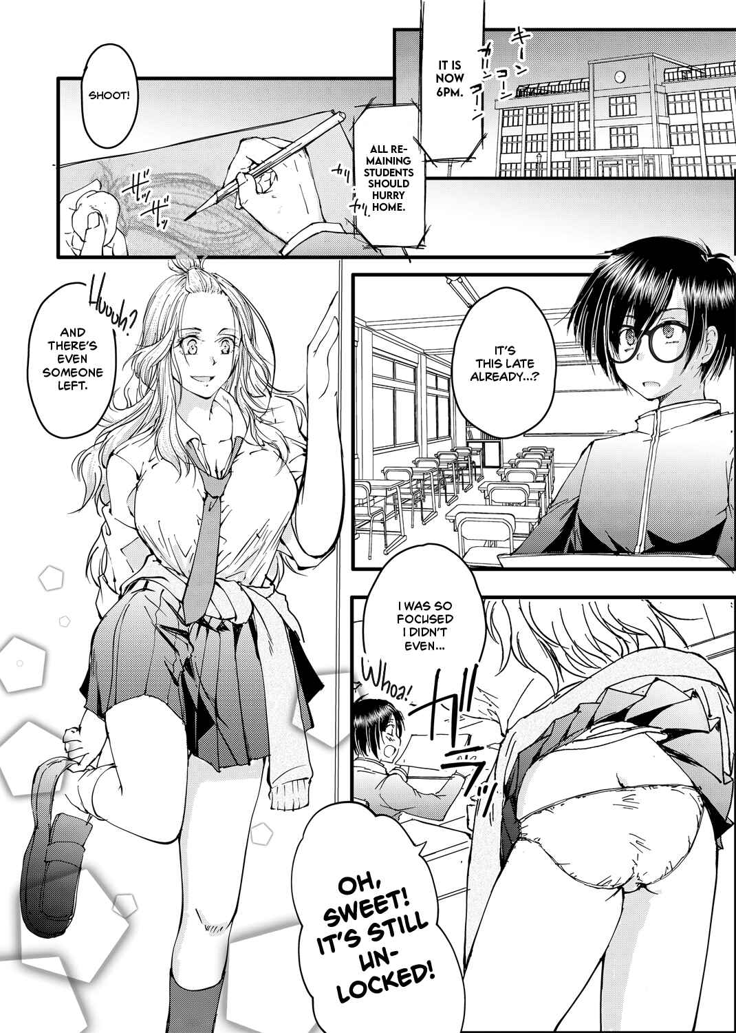 Page 3 Chapter Unknown_8d9f Bespectacled Gyaru Befriending Loner