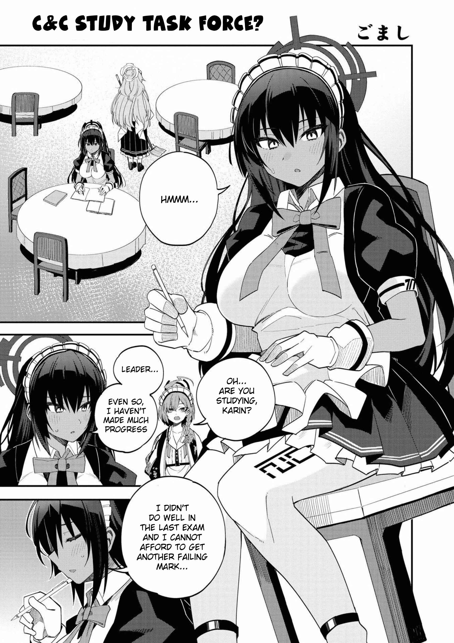 Page 1 Chapter 12 Blue Archive Comic Anthology