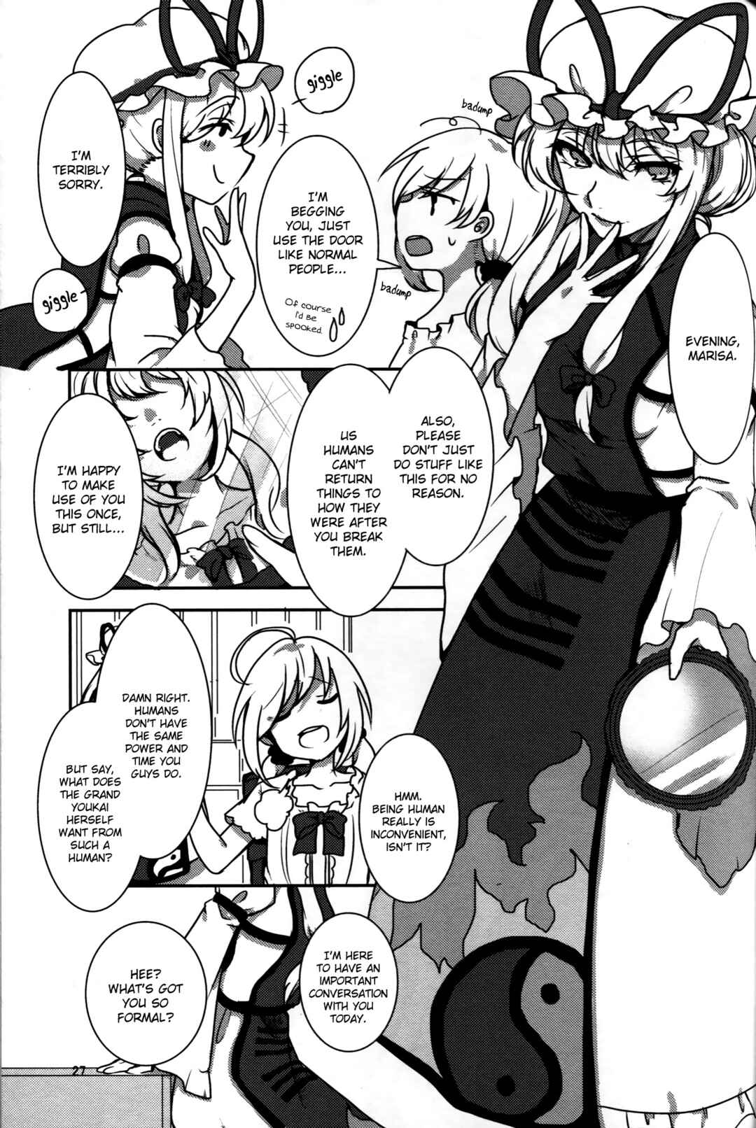 Page 29 Chapter Unknown_a6dd Touhou - Watashi dake no Mahou, Watashi dake no Watashi. (Doujinshi)