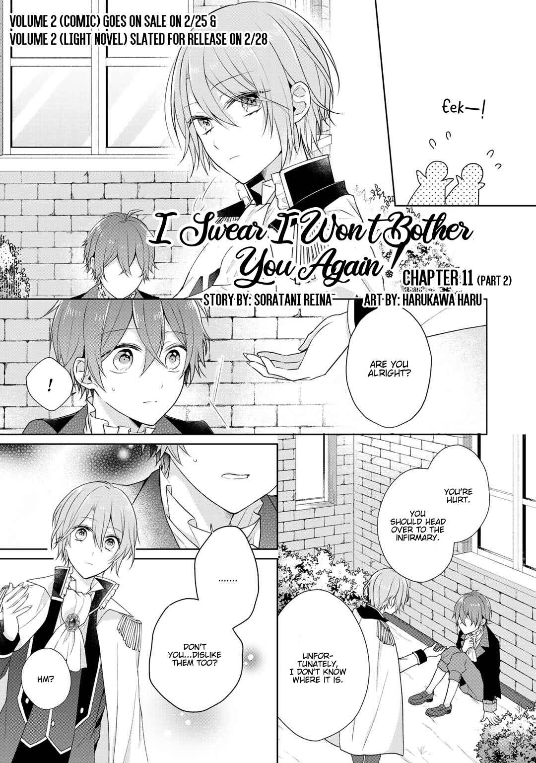 Page 2 Chapter 11.2 I Swear I Wont Bother You Again!