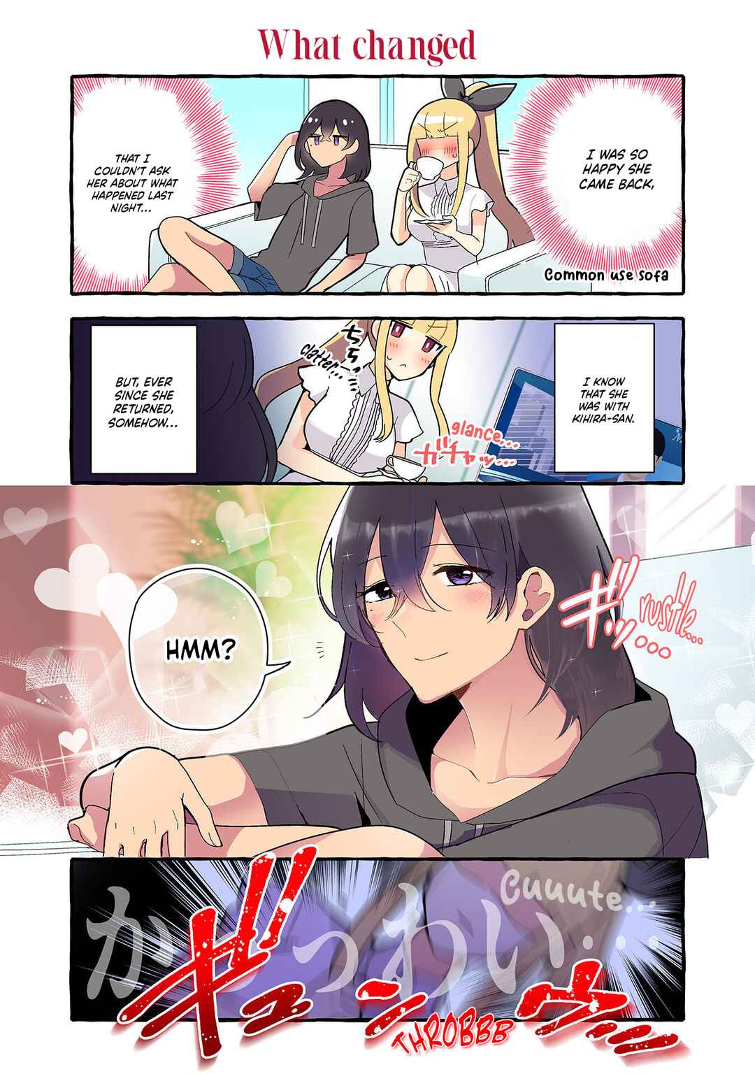 Page 3 Chapter 255 Dokyuusei no Oshi Sakka ni Yuri Mousou ga Bareta Kekka