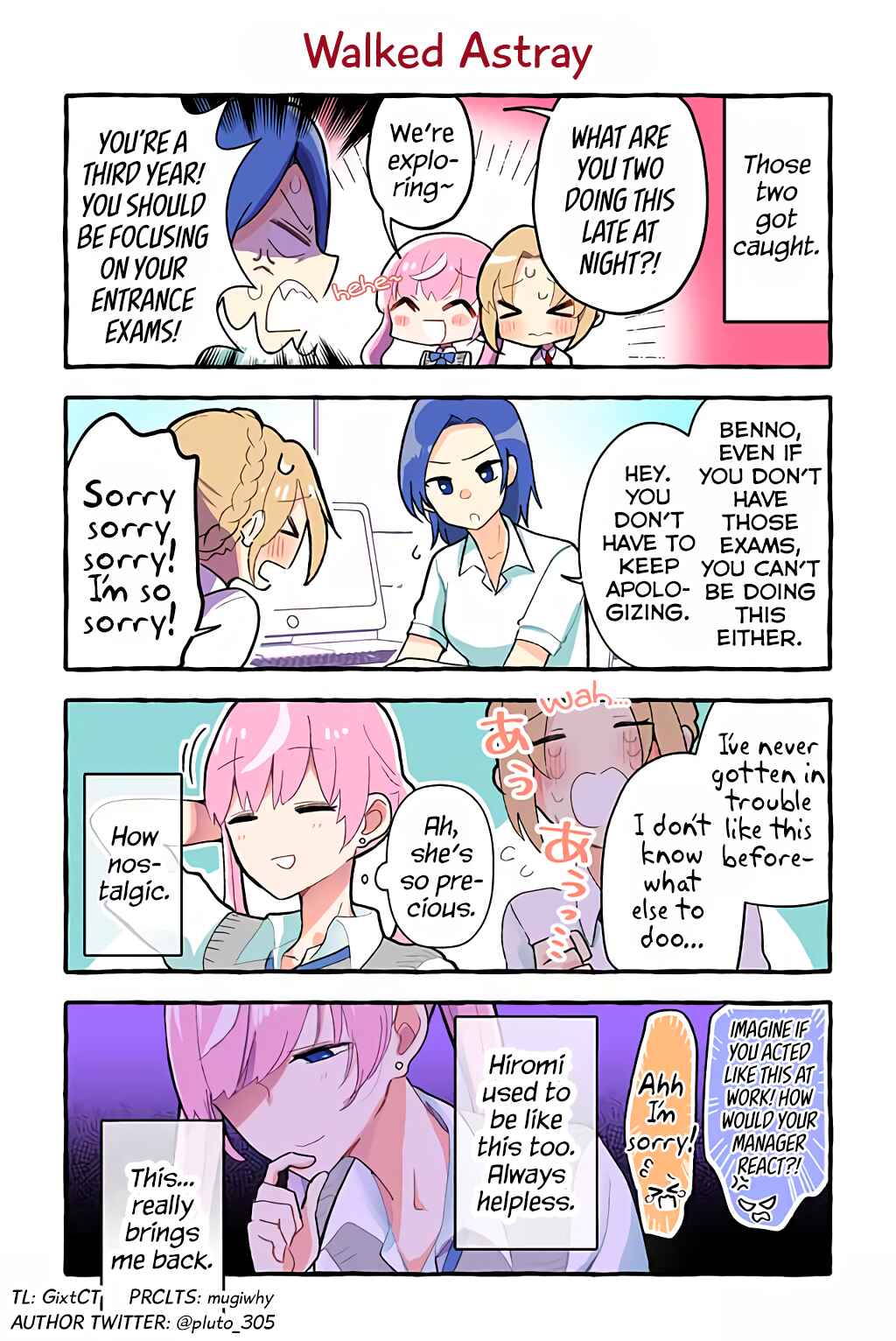 Page 1 Chapter 79 Dokyuusei no Oshi Sakka ni Yuri Mousou ga Bareta Kekka
