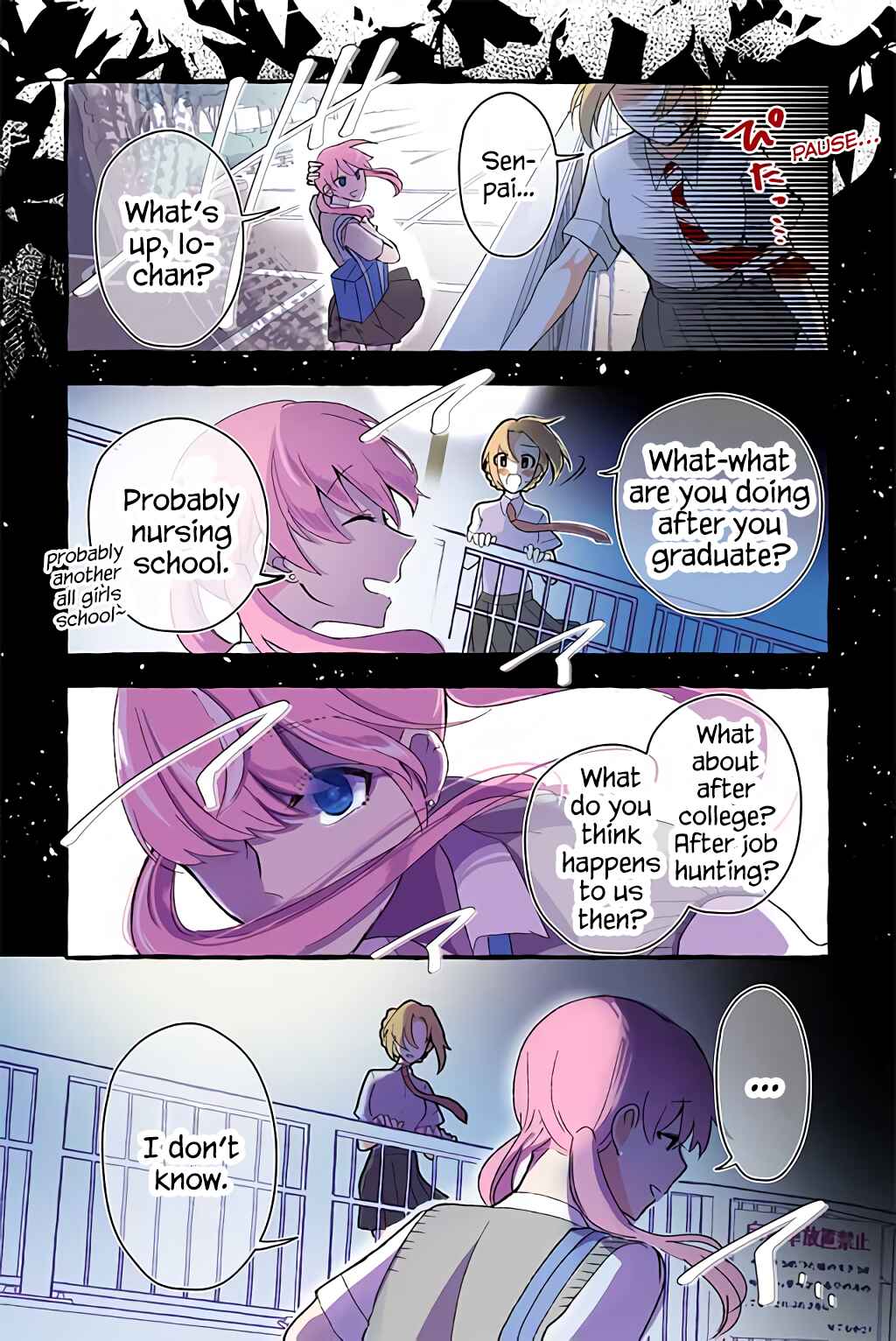 Page 2 Chapter 79 Dokyuusei no Oshi Sakka ni Yuri Mousou ga Bareta Kekka