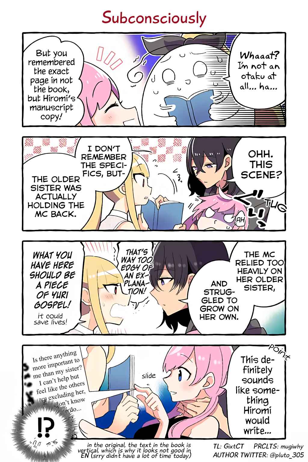 Page 1 Chapter 92 Dokyuusei no Oshi Sakka ni Yuri Mousou ga Bareta Kekka