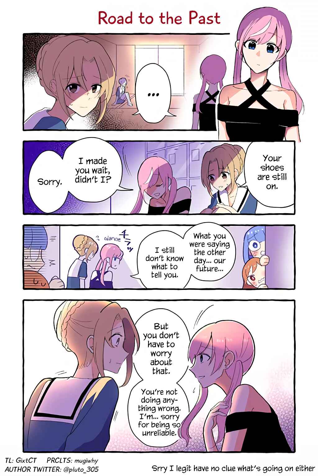 Page 1 Chapter 100 Dokyuusei no Oshi Sakka ni Yuri Mousou ga Bareta Kekka