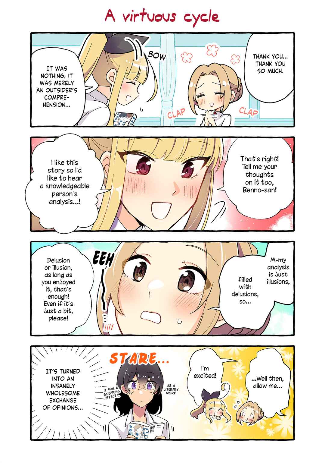 Page 2 Chapter 142 Dokyuusei no Oshi Sakka ni Yuri Mousou ga Bareta Kekka