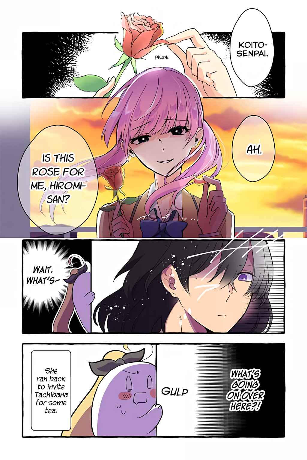 Page 2 Chapter 71 Dokyuusei no Oshi Sakka ni Yuri Mousou ga Bareta Kekka
