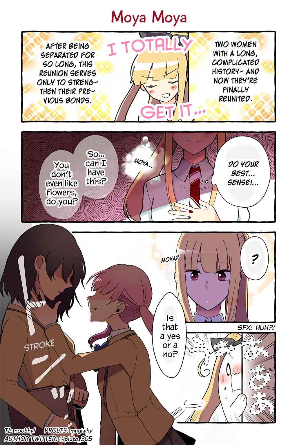 Page 1 Chapter 72 Dokyuusei no Oshi Sakka ni Yuri Mousou ga Bareta Kekka