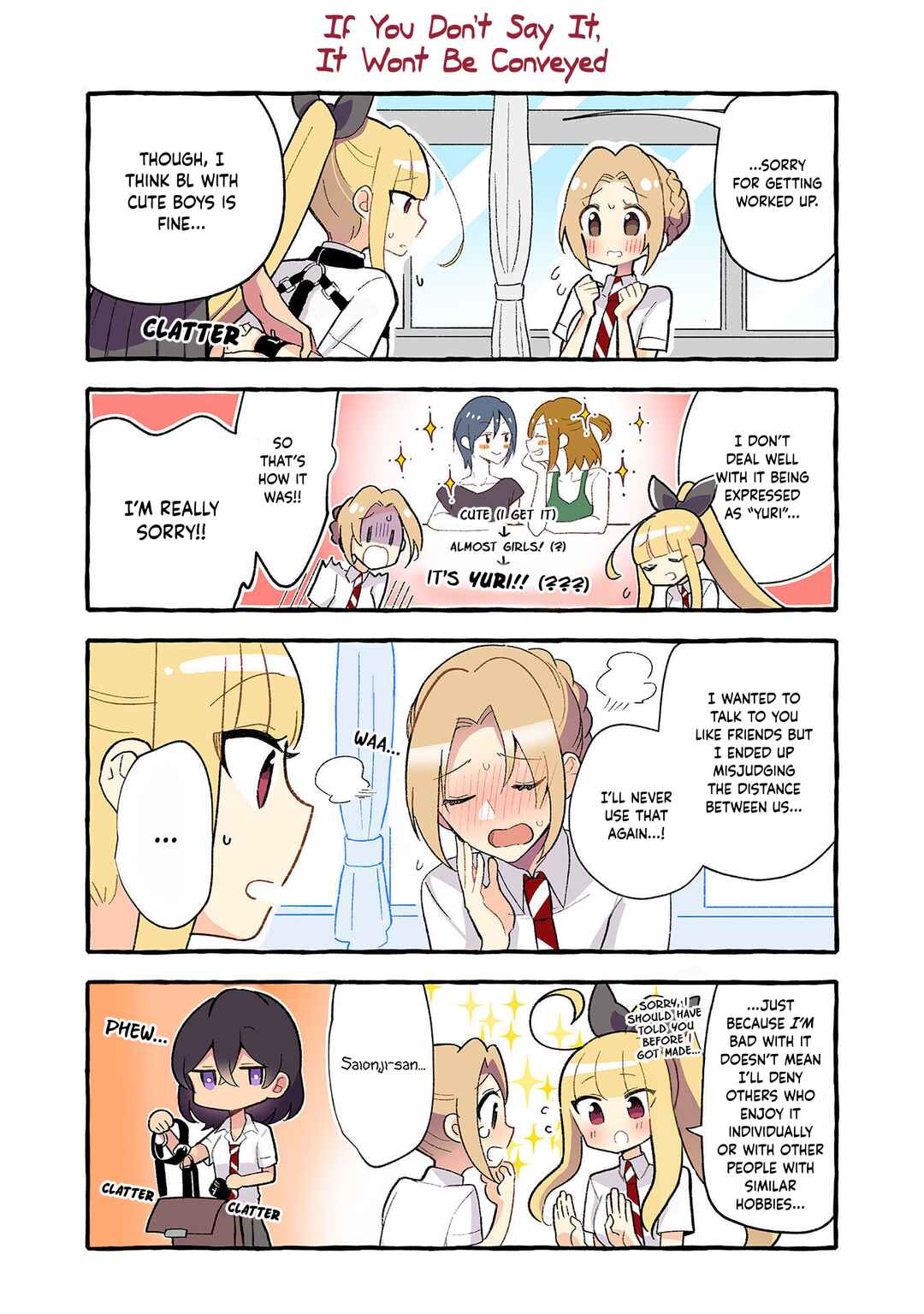 Page 2 Chapter 138 Dokyuusei no Oshi Sakka ni Yuri Mousou ga Bareta Kekka
