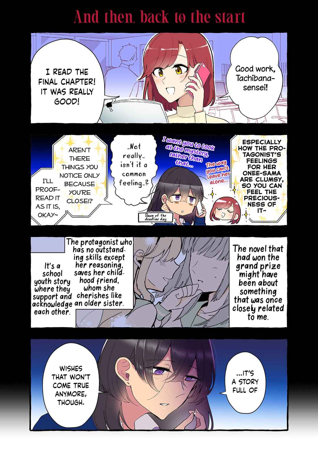 Page 2 Chapter 214 Dokyuusei no Oshi Sakka ni Yuri Mousou ga Bareta Kekka