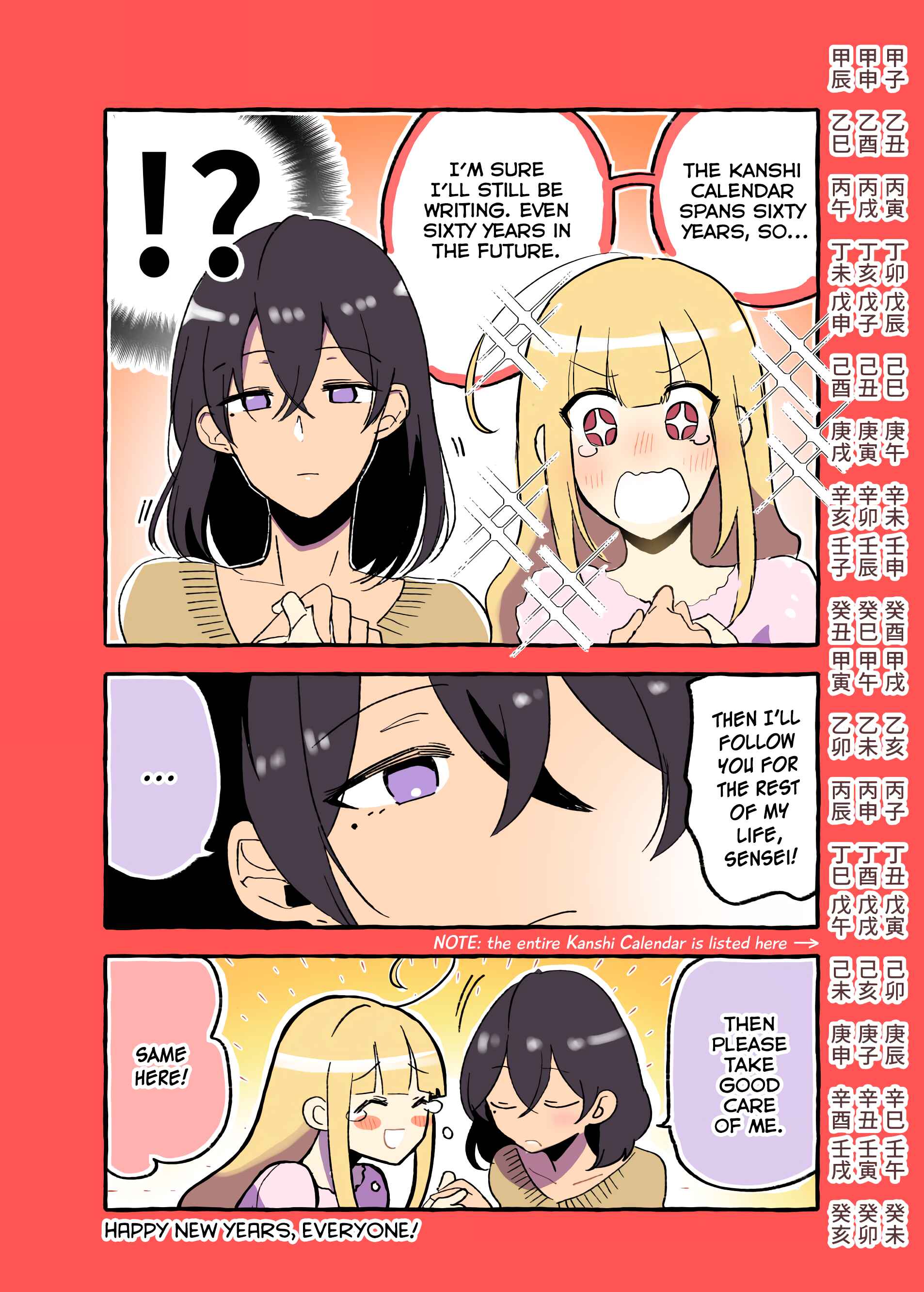 Page 2 Chapter 23.3 Dokyuusei no Oshi Sakka ni Yuri Mousou ga Bareta Kekka