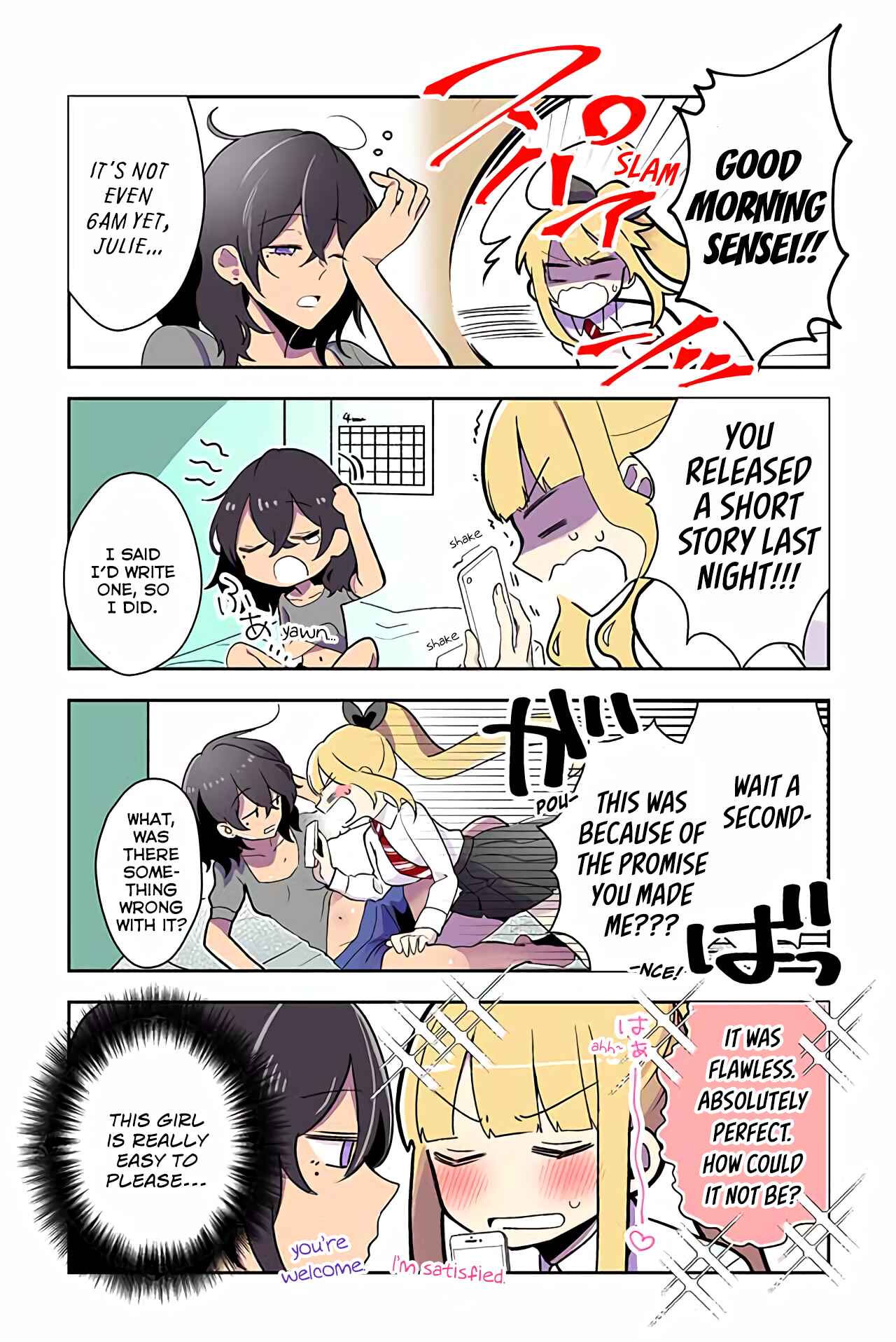 Page 2 Chapter 11 Dokyuusei no Oshi Sakka ni Yuri Mousou ga Bareta Kekka