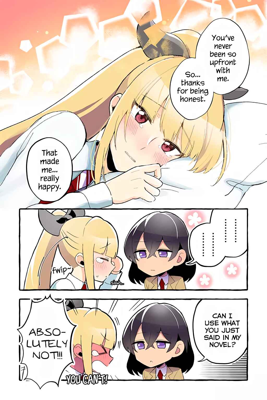 Page 3 Chapter 29 Dokyuusei no Oshi Sakka ni Yuri Mousou ga Bareta Kekka