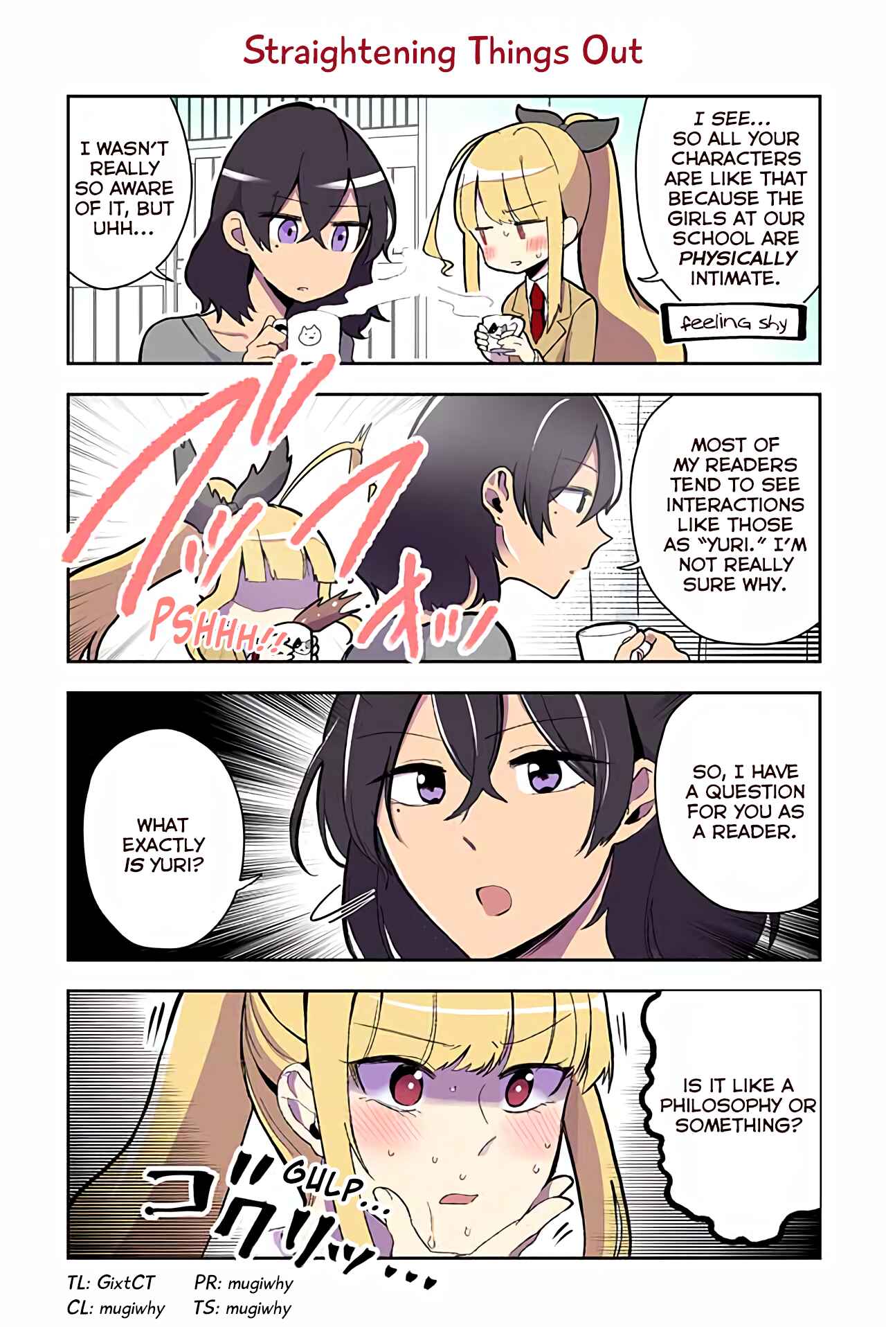 Page 1 Chapter 6 Dokyuusei no Oshi Sakka ni Yuri Mousou ga Bareta Kekka