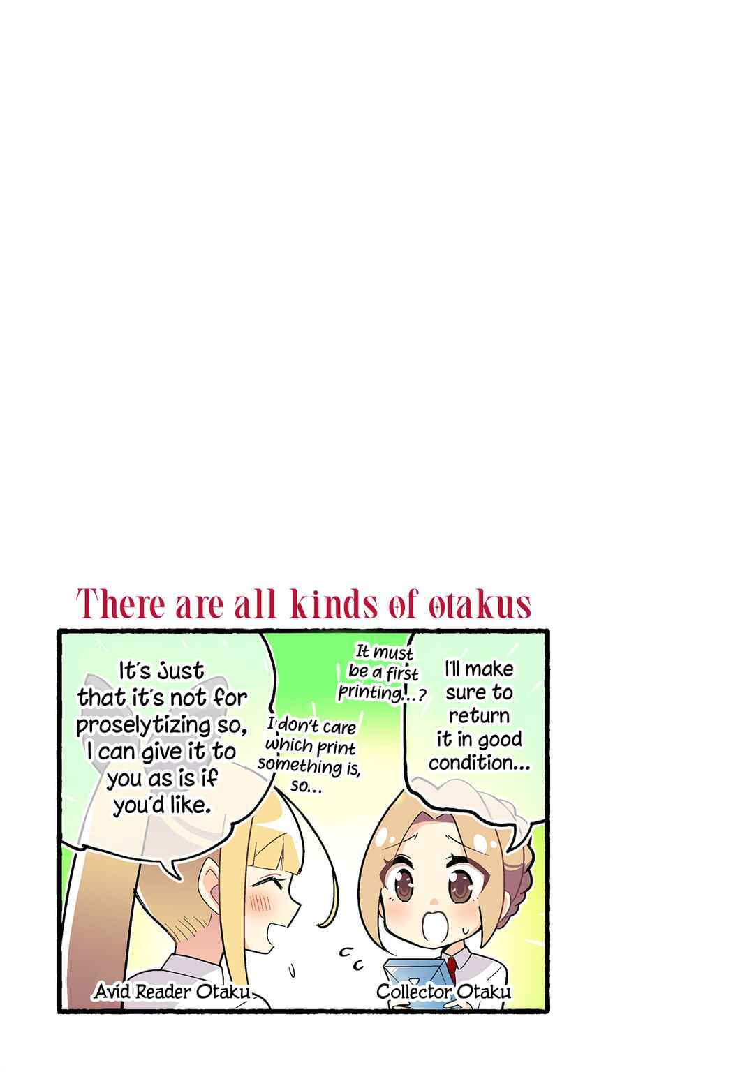 Page 2 Chapter 187.5 Dokyuusei no Oshi Sakka ni Yuri Mousou ga Bareta Kekka
