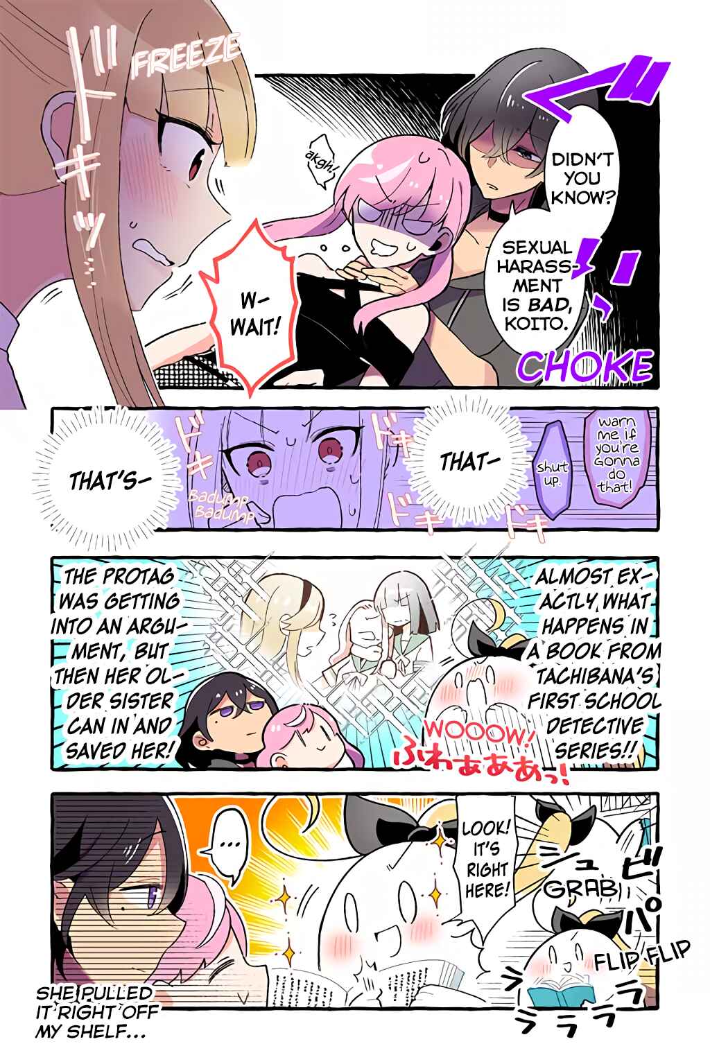 Page 2 Chapter 90 Dokyuusei no Oshi Sakka ni Yuri Mousou ga Bareta Kekka