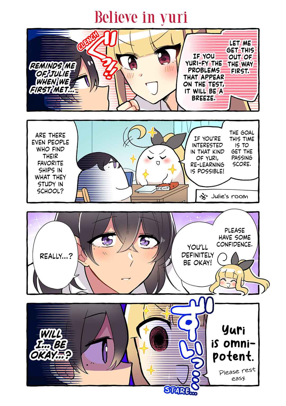 Page 3 Chapter 268 Dokyuusei no Oshi Sakka ni Yuri Mousou ga Bareta Kekka