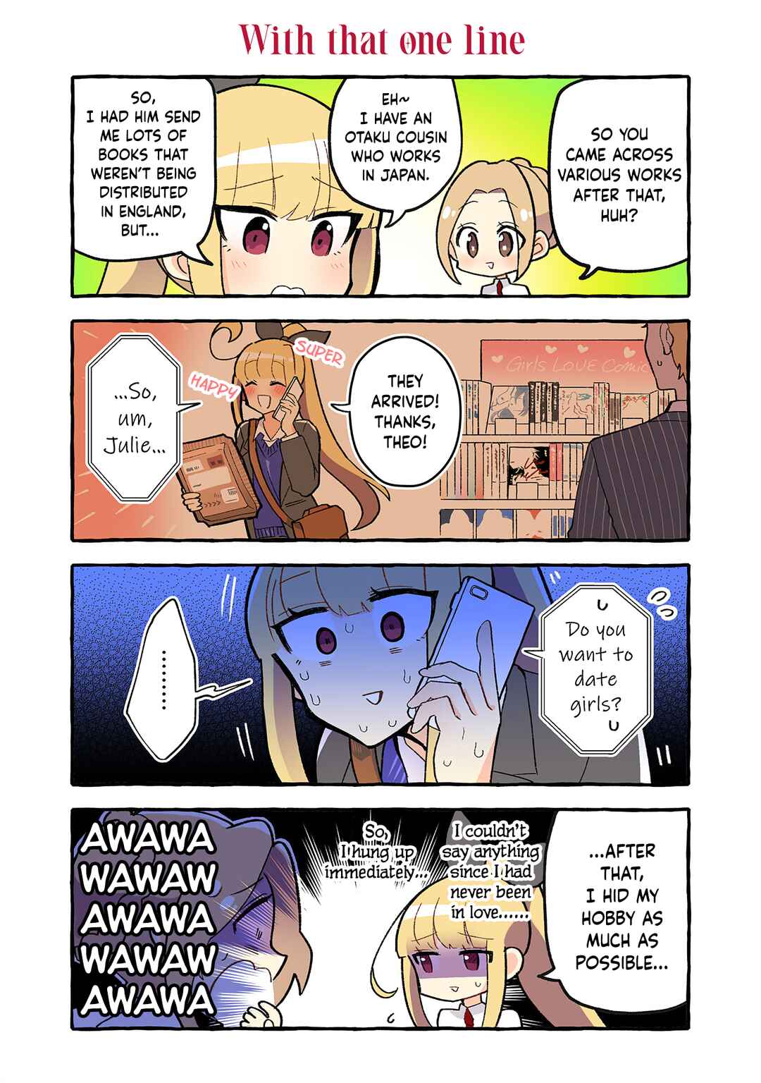 Page 2 Chapter 175 Dokyuusei no Oshi Sakka ni Yuri Mousou ga Bareta Kekka