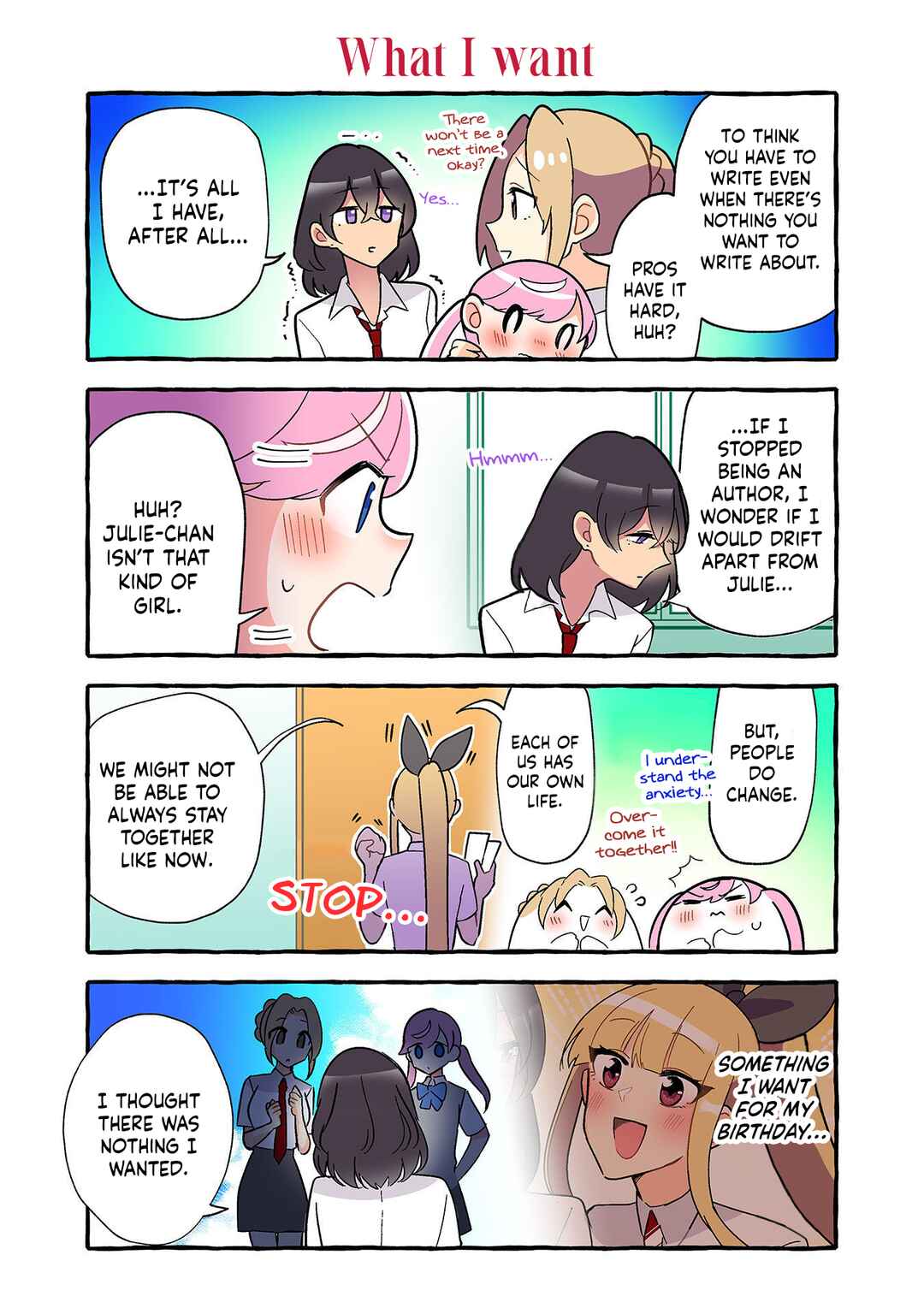 Page 3 Chapter 277 Dokyuusei no Oshi Sakka ni Yuri Mousou ga Bareta Kekka
