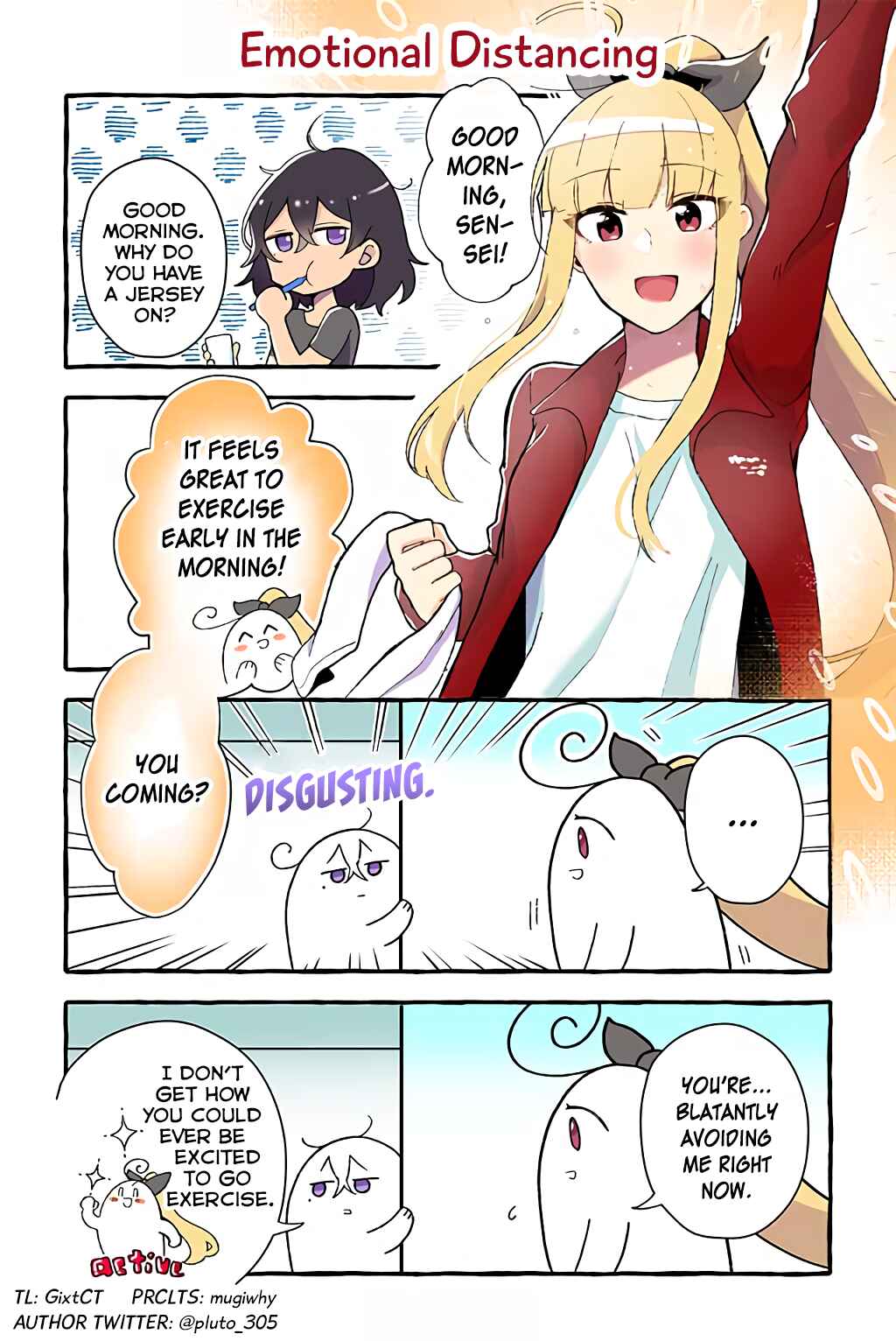 Page 1 Chapter 44 Dokyuusei no Oshi Sakka ni Yuri Mousou ga Bareta Kekka