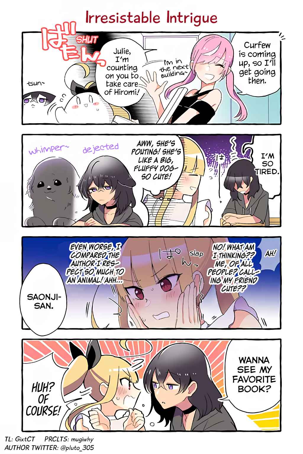Page 1 Chapter 99 Dokyuusei no Oshi Sakka ni Yuri Mousou ga Bareta Kekka