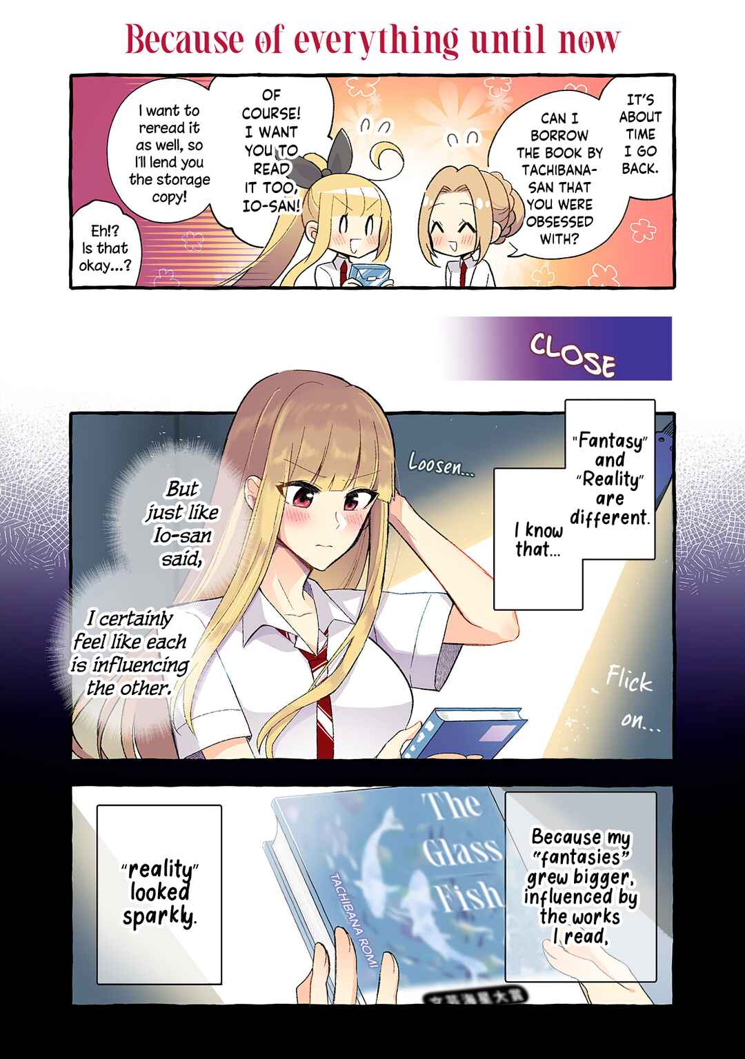 Page 2 Chapter 187 Dokyuusei no Oshi Sakka ni Yuri Mousou ga Bareta Kekka