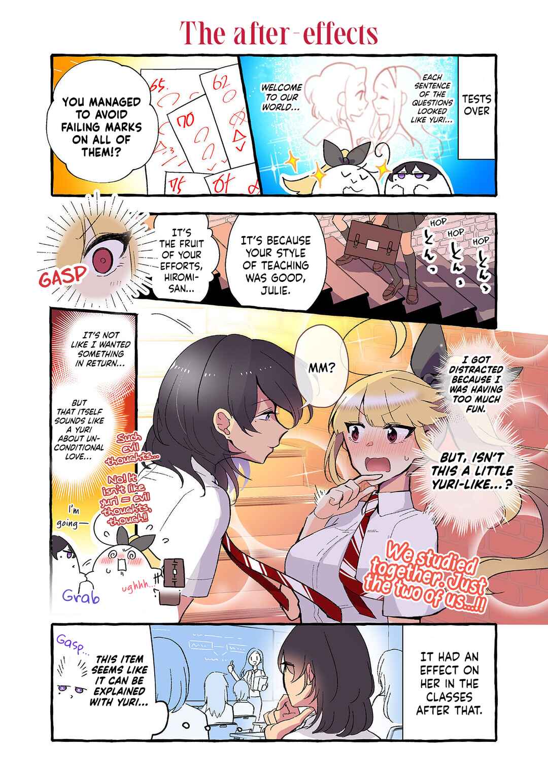 Page 3 Chapter 272 Dokyuusei no Oshi Sakka ni Yuri Mousou ga Bareta Kekka