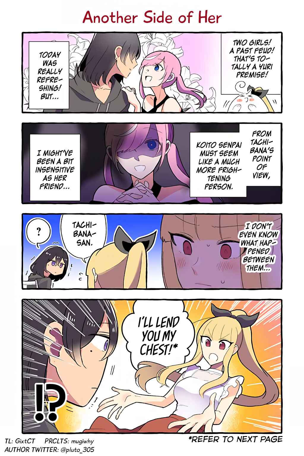 Page 1 Chapter 102 Dokyuusei no Oshi Sakka ni Yuri Mousou ga Bareta Kekka