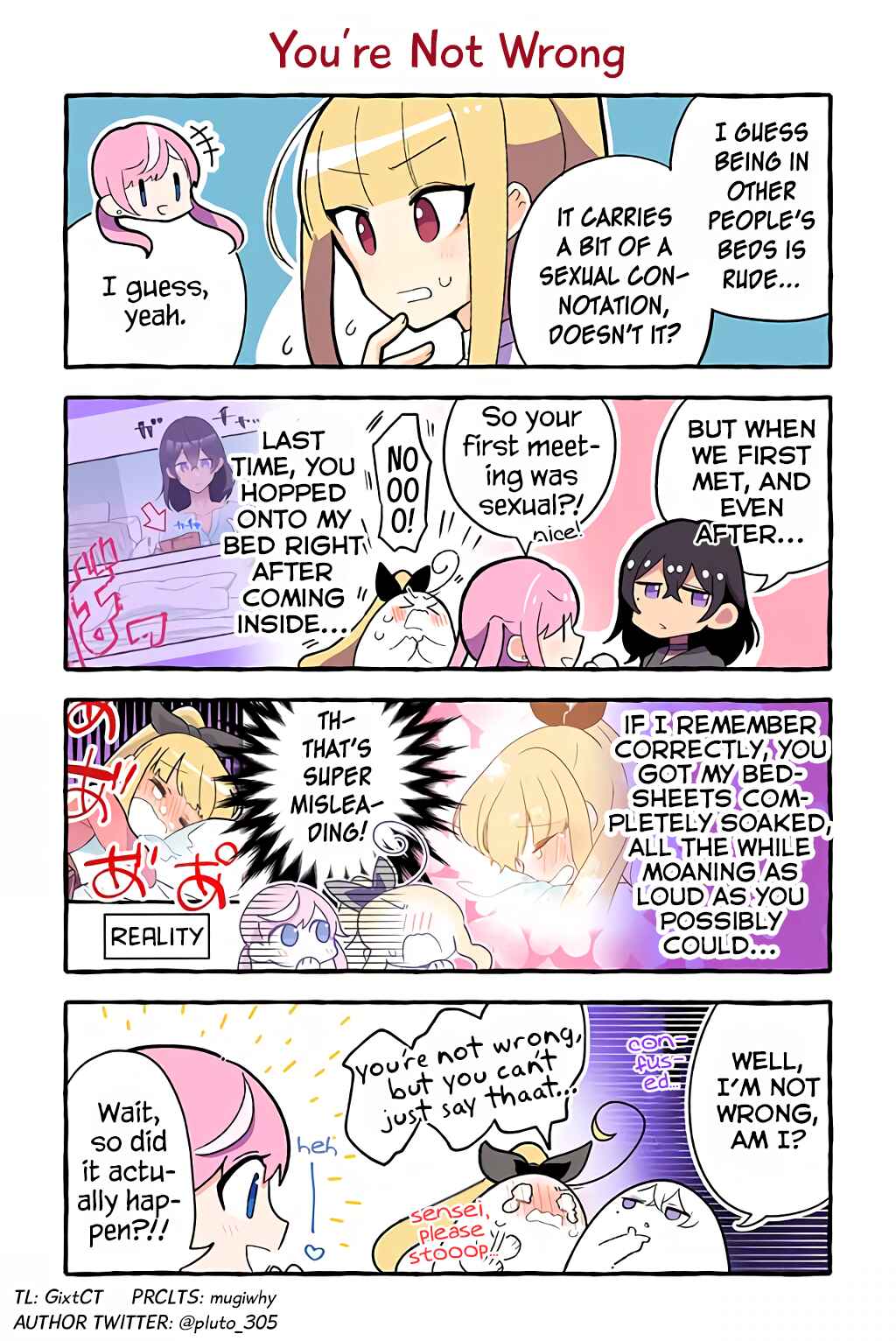 Page 1 Chapter 89 Dokyuusei no Oshi Sakka ni Yuri Mousou ga Bareta Kekka